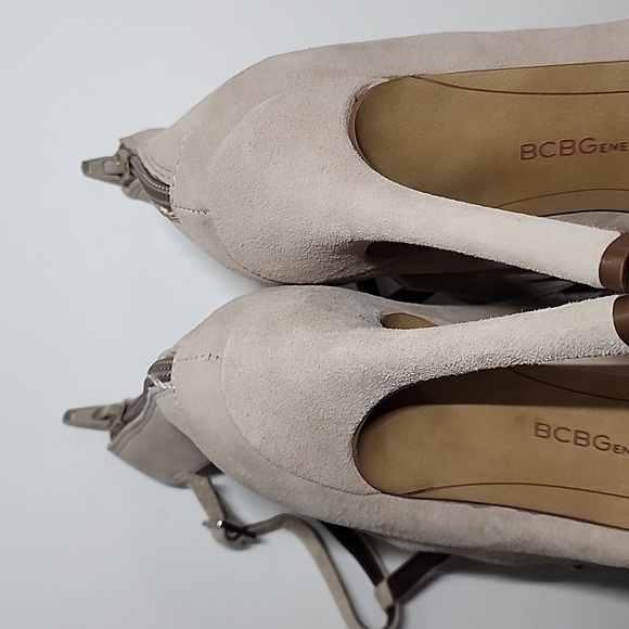 BCBGeneration  Womens   T-Strap Stiletto Pointed Heels / 10M/40 - Picture 8 of 12